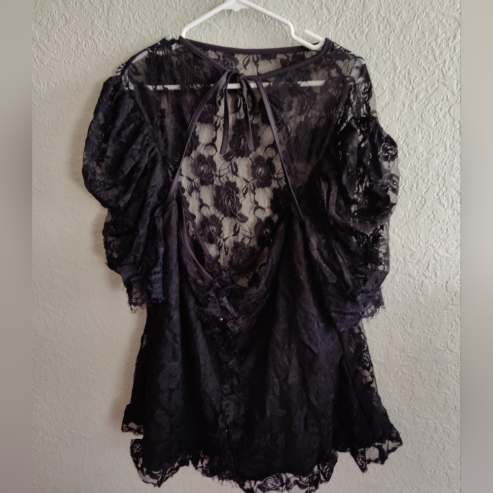 Plus size Gothic blouse
